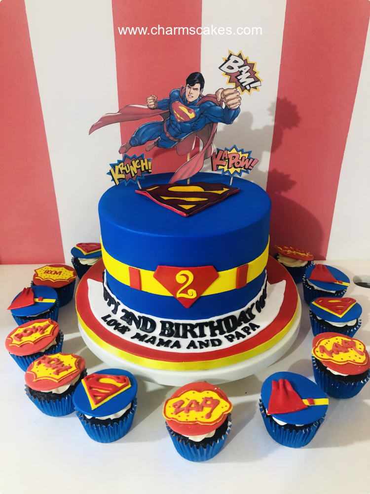 Recipe: Superman Cake - dairy free kids