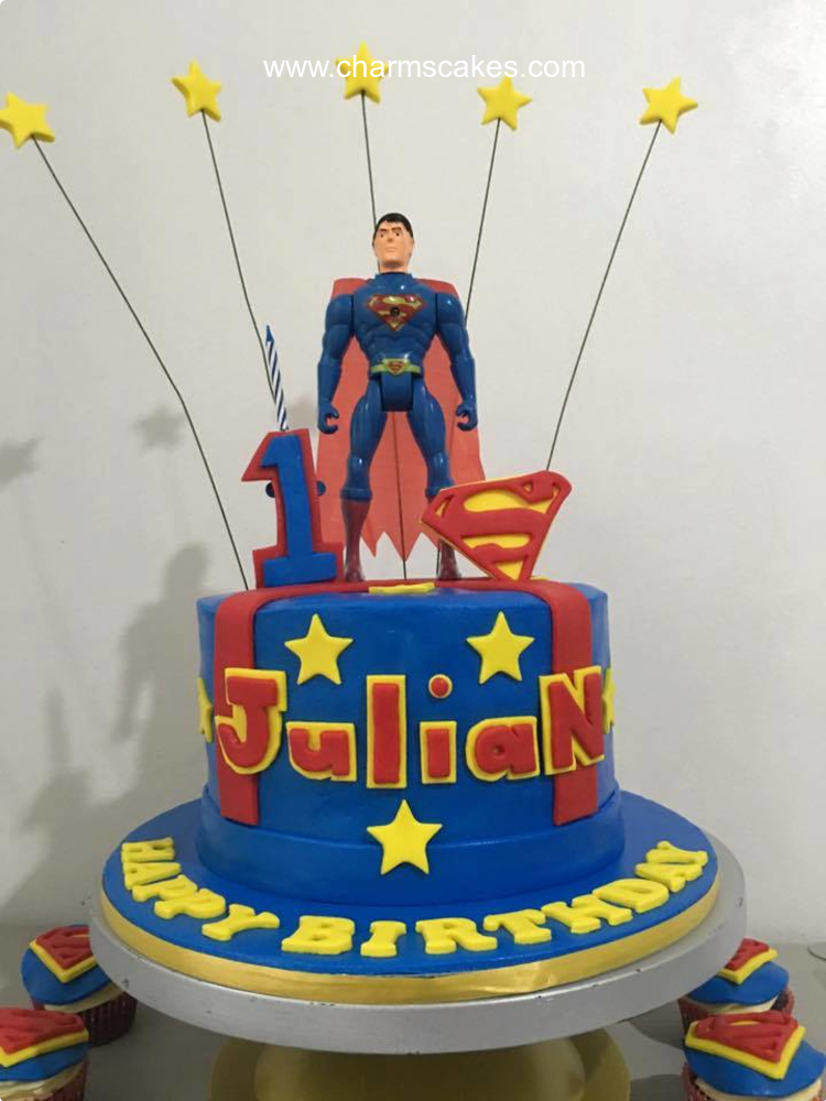 Super Man Julian Superman Custom Cake