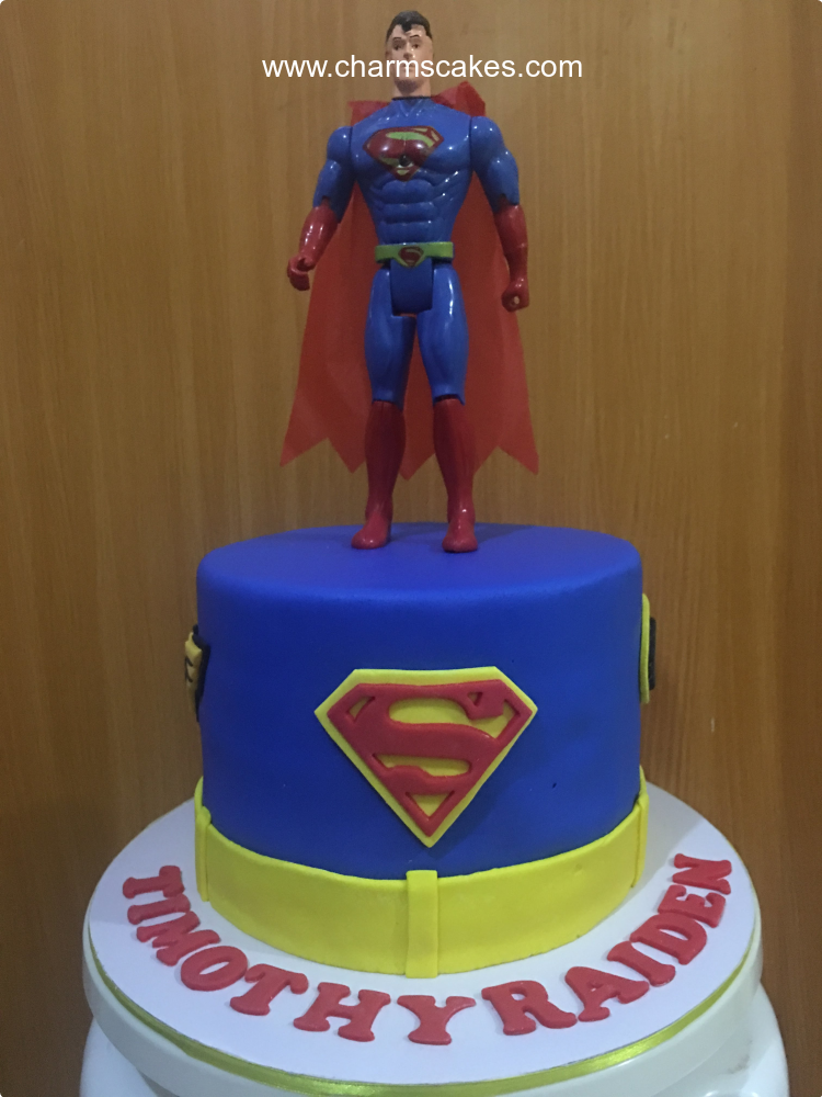 Super Man Timothy Superman Custom Cake