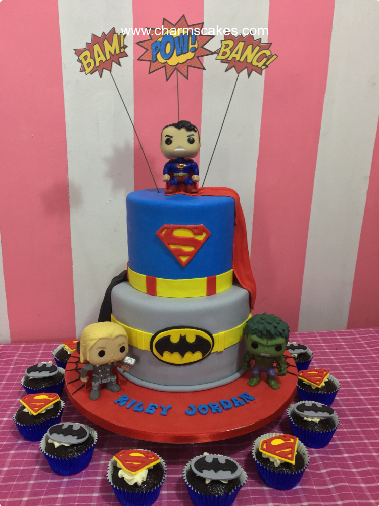 Super Man Riley Superman Custom Cake