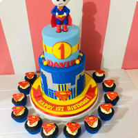 Super Man David Superman Custom Cake