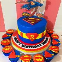 Super Brent Superman Custom Cake