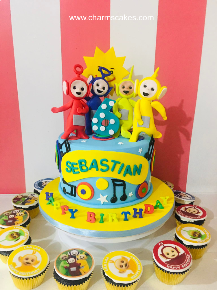 Sebatian's Teletubbies Custom Cake