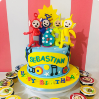 Sebatian's Teletubbies Custom Cake