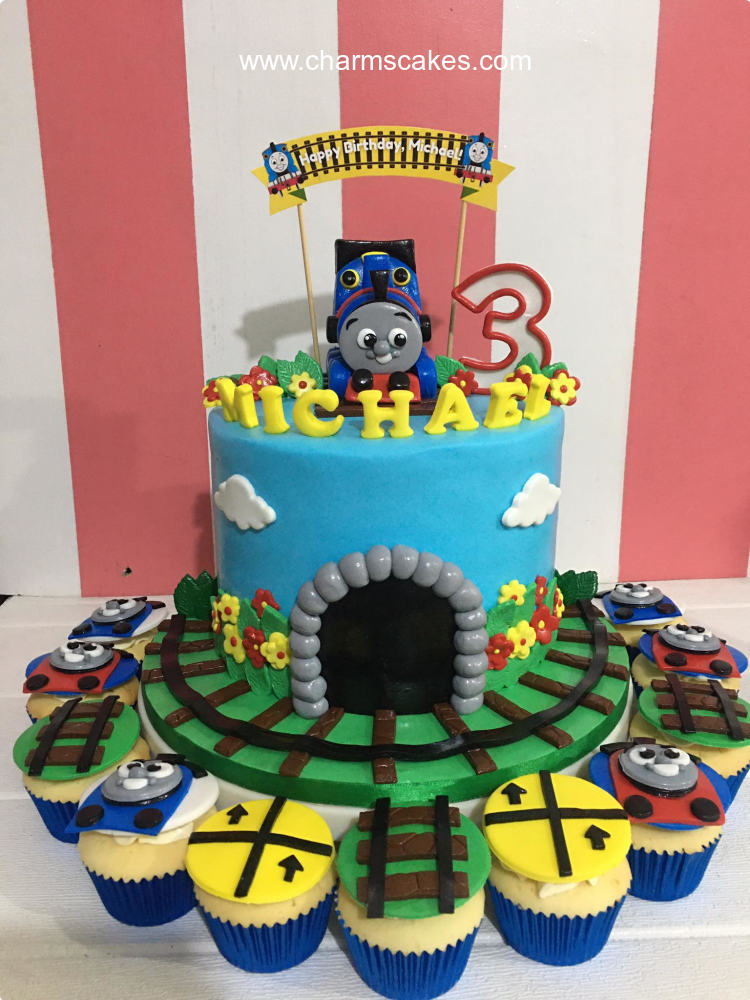 Michael's Thomas Train Custom Cake