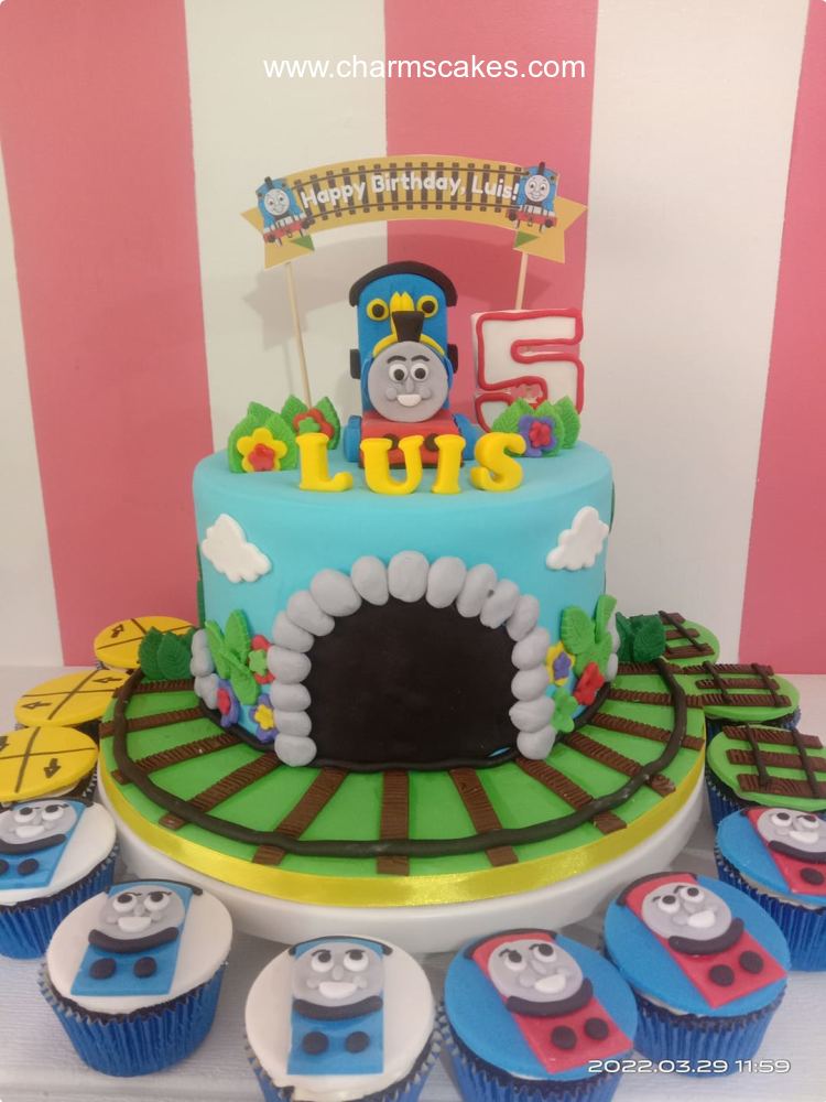 Luis' Thomas Train Custom Cake