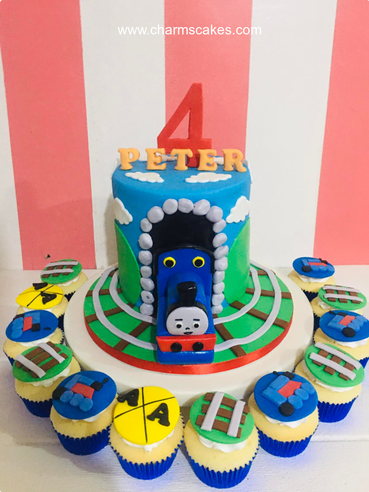 Peter's Thomas Train Custom Cake