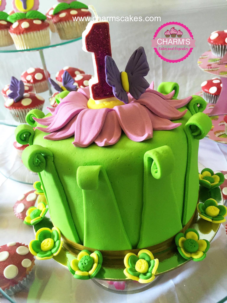 Fairy Flower Tinker Bell Custom Cake