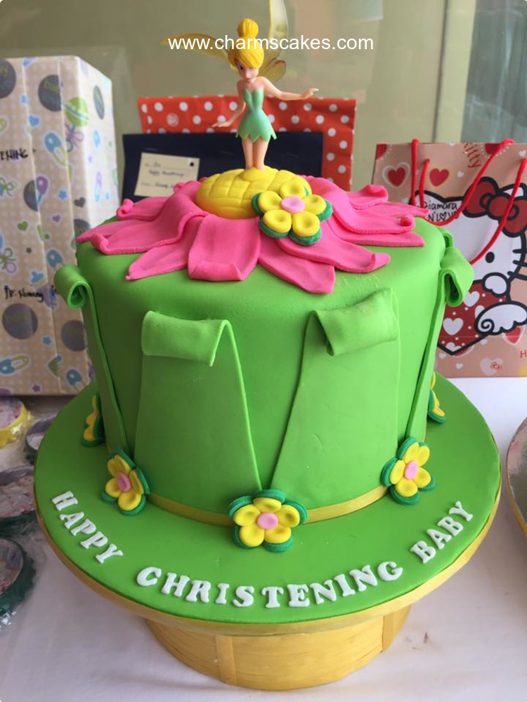 Baby Tinker Bell's Tinker Bell Custom Cake