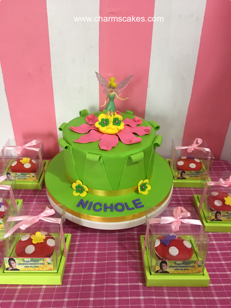 Belle Tinker Bell Custom Cake