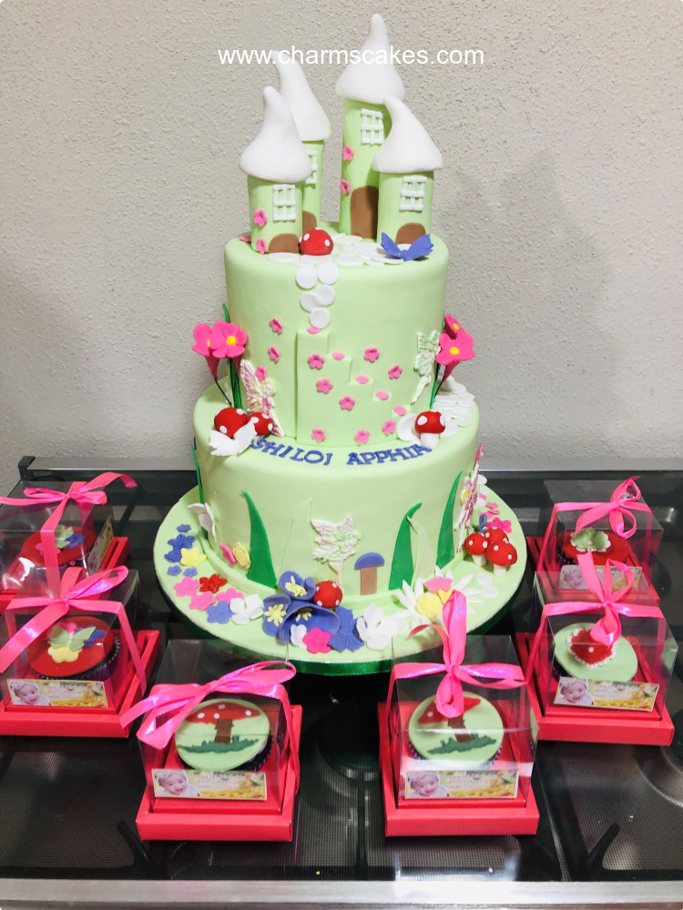 Shiloh's Castle Tinker Bell Custom Cake