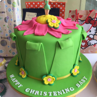 Baby Tinker Bell's Tinker Bell Custom Cake