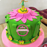 Charmaine's First Tinker Bell Custom Cake