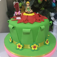 Glitter's Tinker Bell Custom Cake