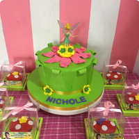 Belle Tinker Bell Custom Cake