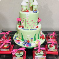 Shiloh's Castle Tinker Bell Custom Cake