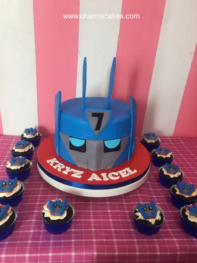 Kryz Aicel's Transformers Custom Cake