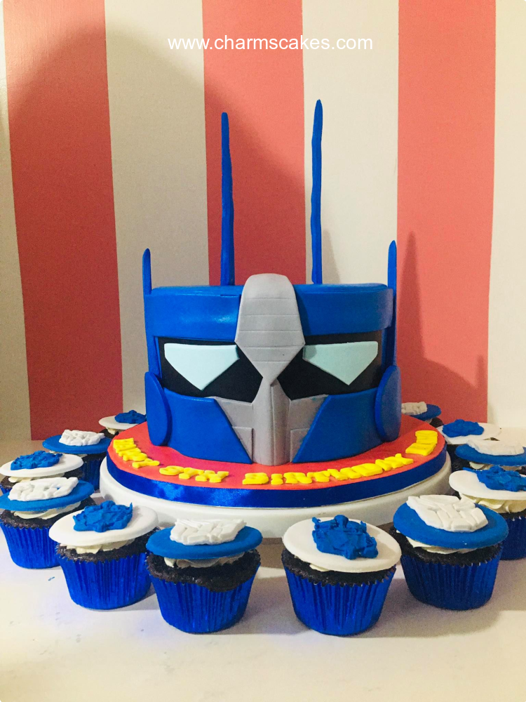 Elmo Transformers Custom Cake