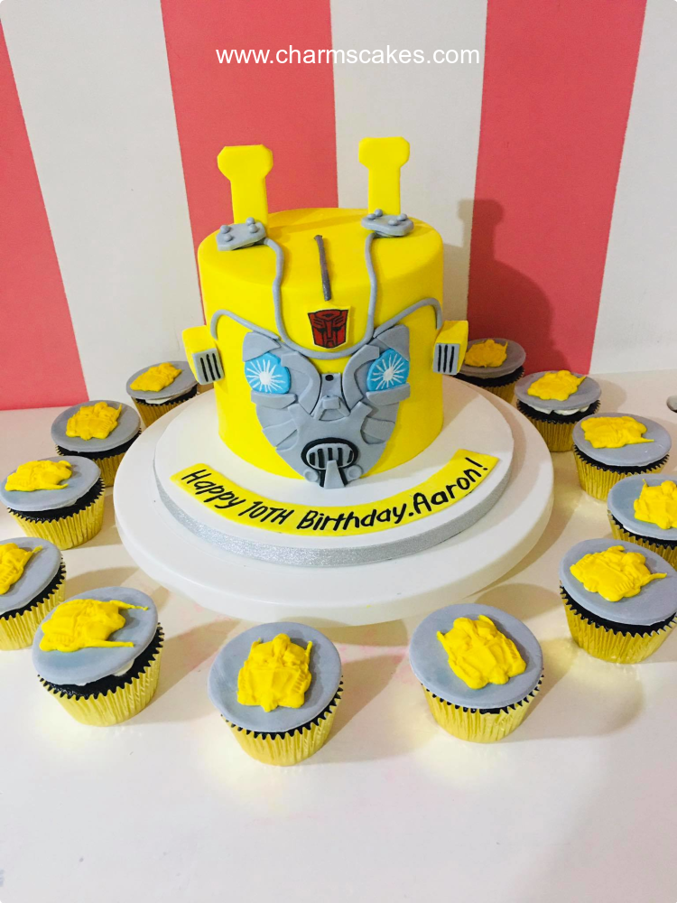 Aaron's Transformers Custom Cake