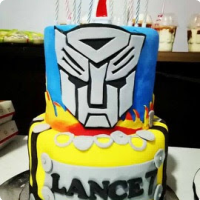 Lance's Transformer Transformers Custom Cake