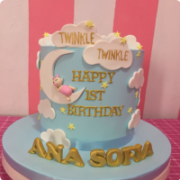 Anna Twinkle Twinkle Custom Cake