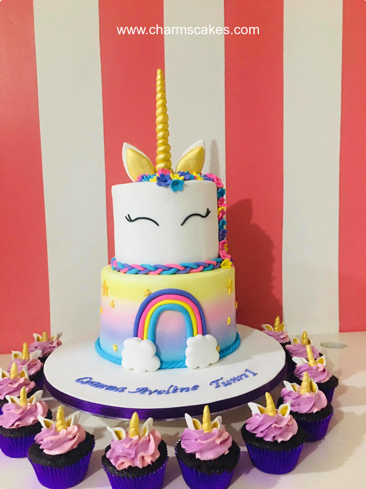 Ave Unicorn Custom Cake