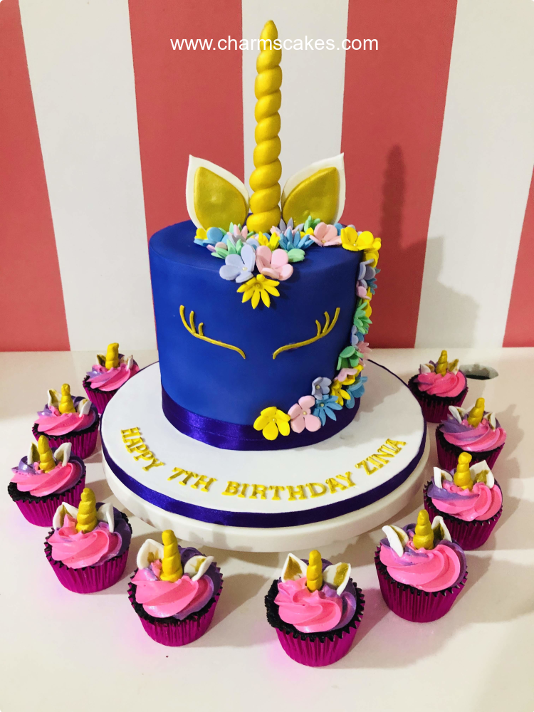 Zen Unicorn Custom Cake