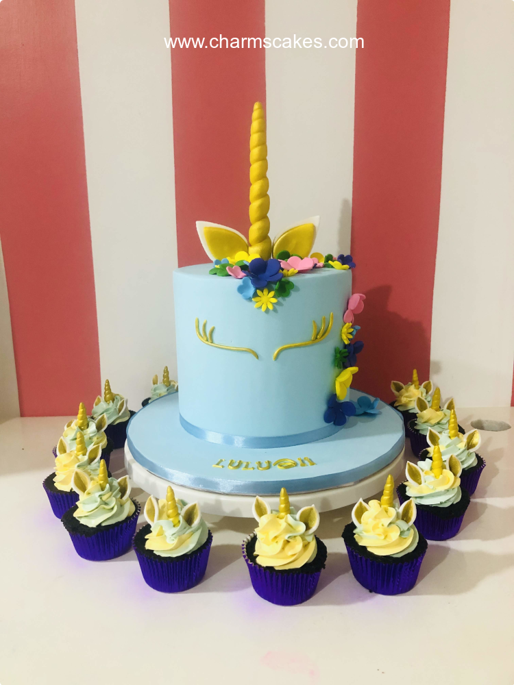 Sky Unicorn Custom Cake