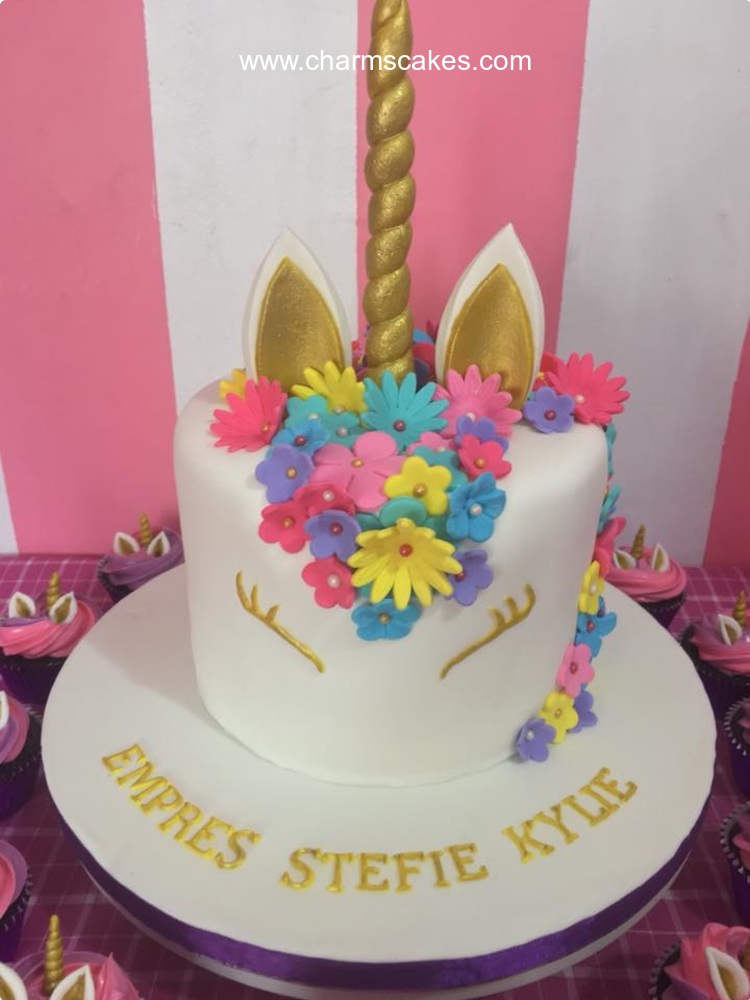 Kylie Unicorn Custom Cake