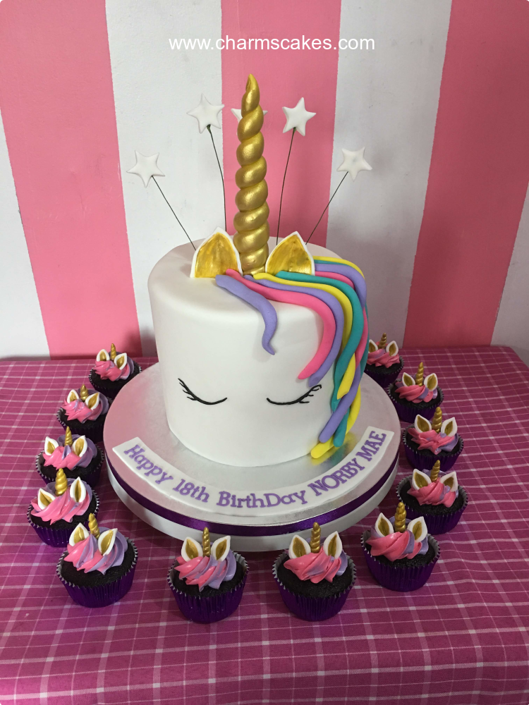 Norby Unicorn Custom Cake