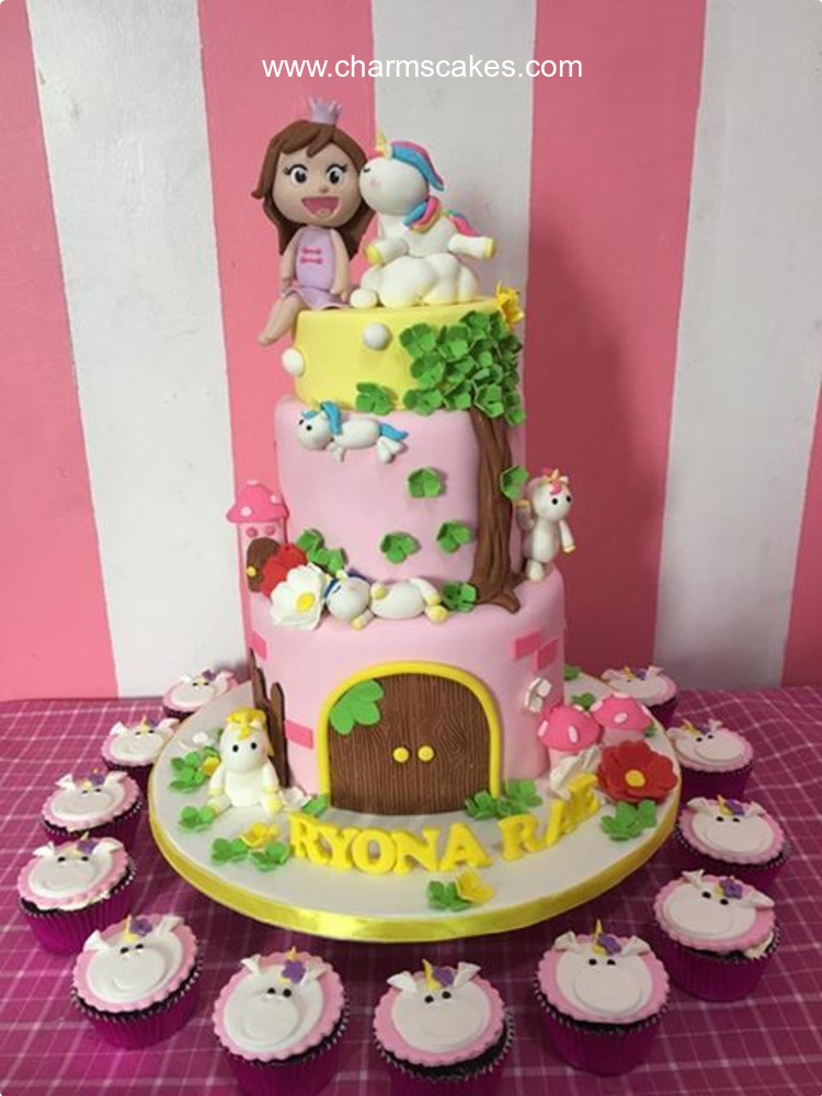 Ryona Unicorn Custom Cake