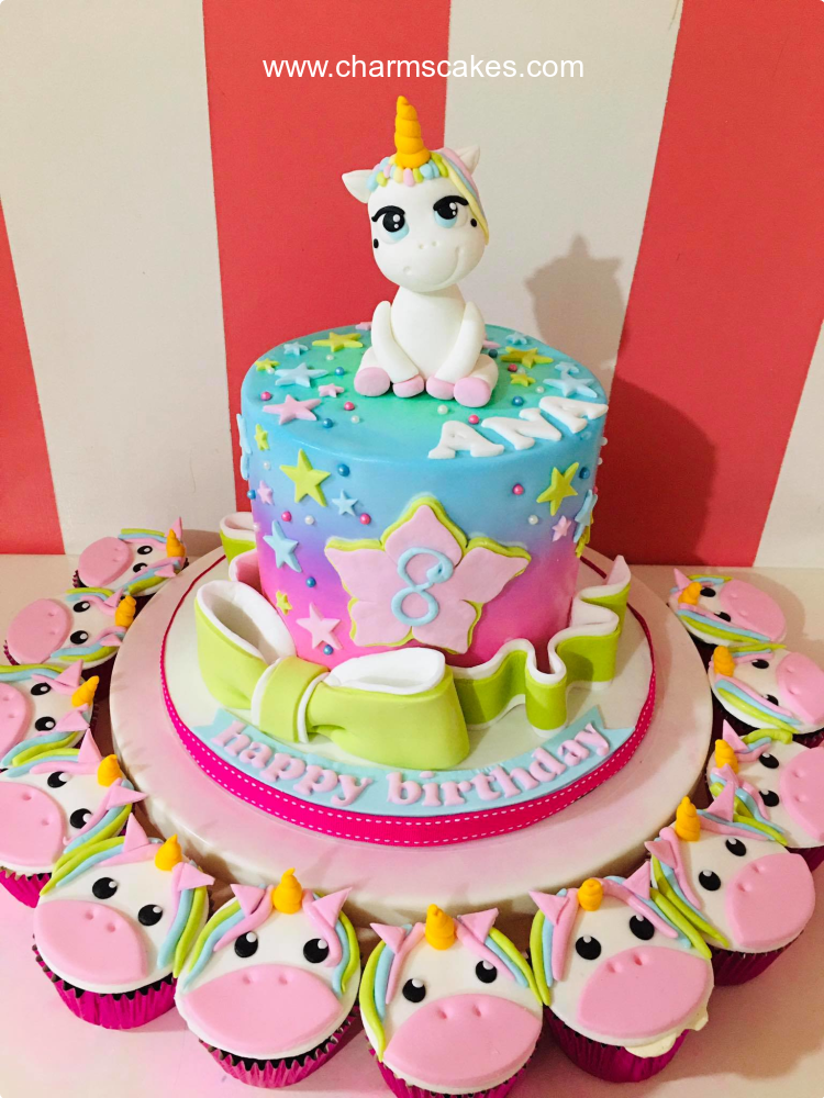 Ana Unicorn Custom Cake