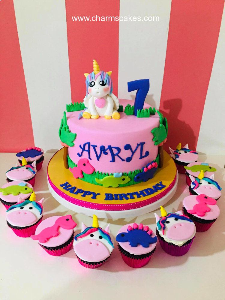 Avryl Unicorn Custom Cake