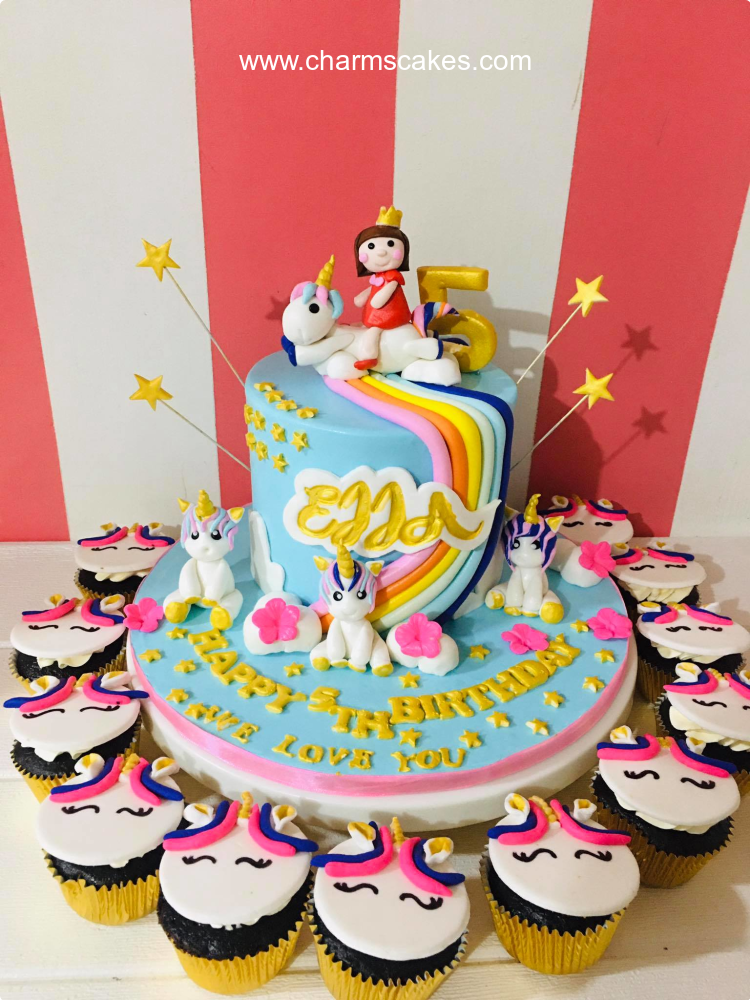 Ella's Unicorn Custom Cake