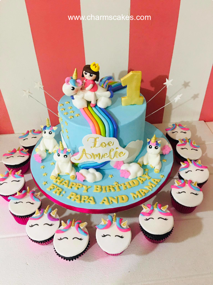 Emelle Unicorn Custom Cake