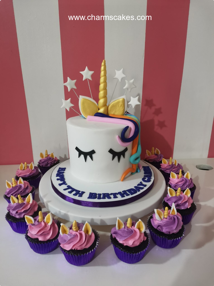 Gabbi Unicorn Custom Cake