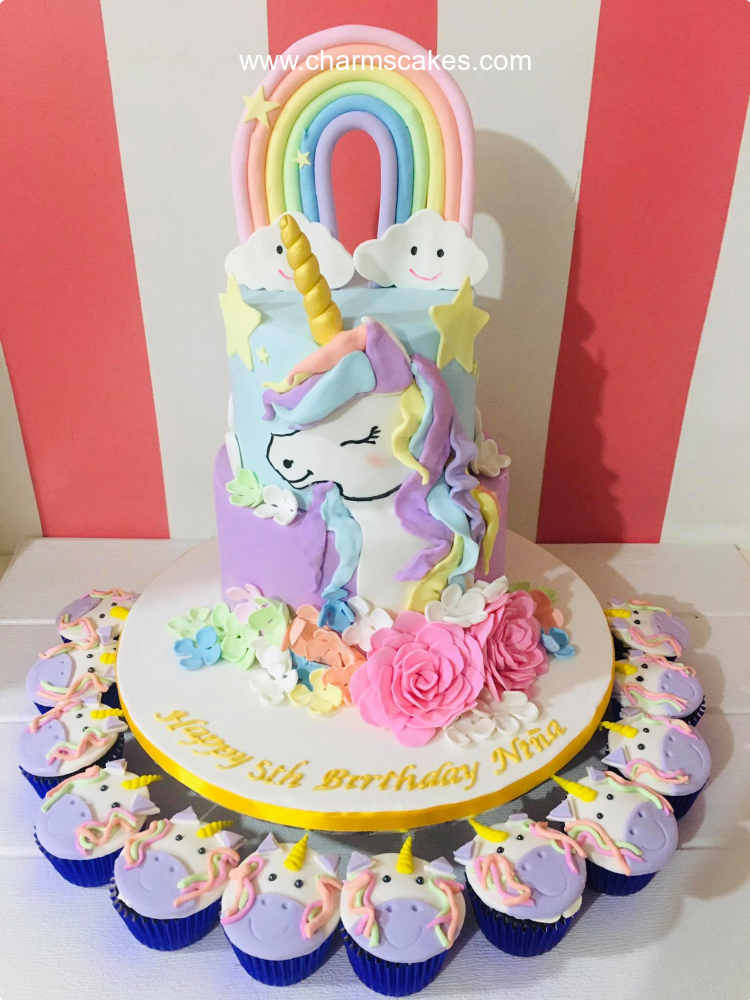 Niña Unicorn Custom Cake