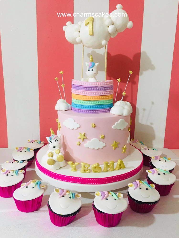 Yesha Unicorn Custom Cake