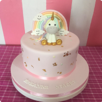 Breanna Unicorn Custom Cake