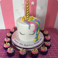 Norby Unicorn Custom Cake