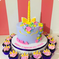 Akila Unicorn Custom Cake