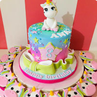 Ana Unicorn Custom Cake