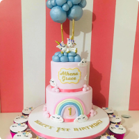 Athena Grace Unicorn Custom Cake