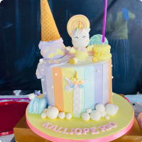 Unicorn Candyland Unicorn Custom Cake