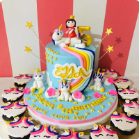 Ella's Unicorn Custom Cake