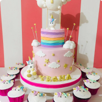 Yesha Unicorn Custom Cake