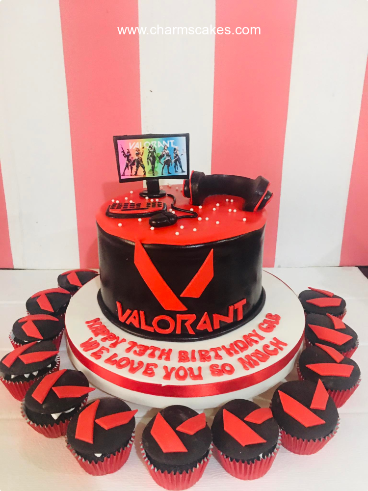 Gab's Valorant Valorant Custom Cake