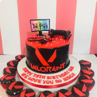 Gab's Valorant Valorant Custom Cake