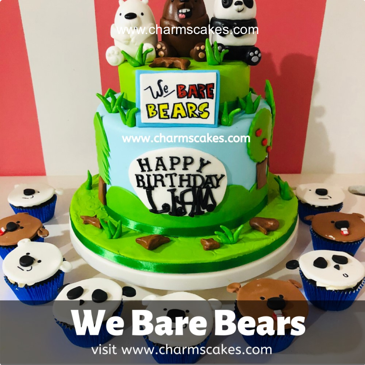 Liam's Bears We Bare Bears Custom Cake