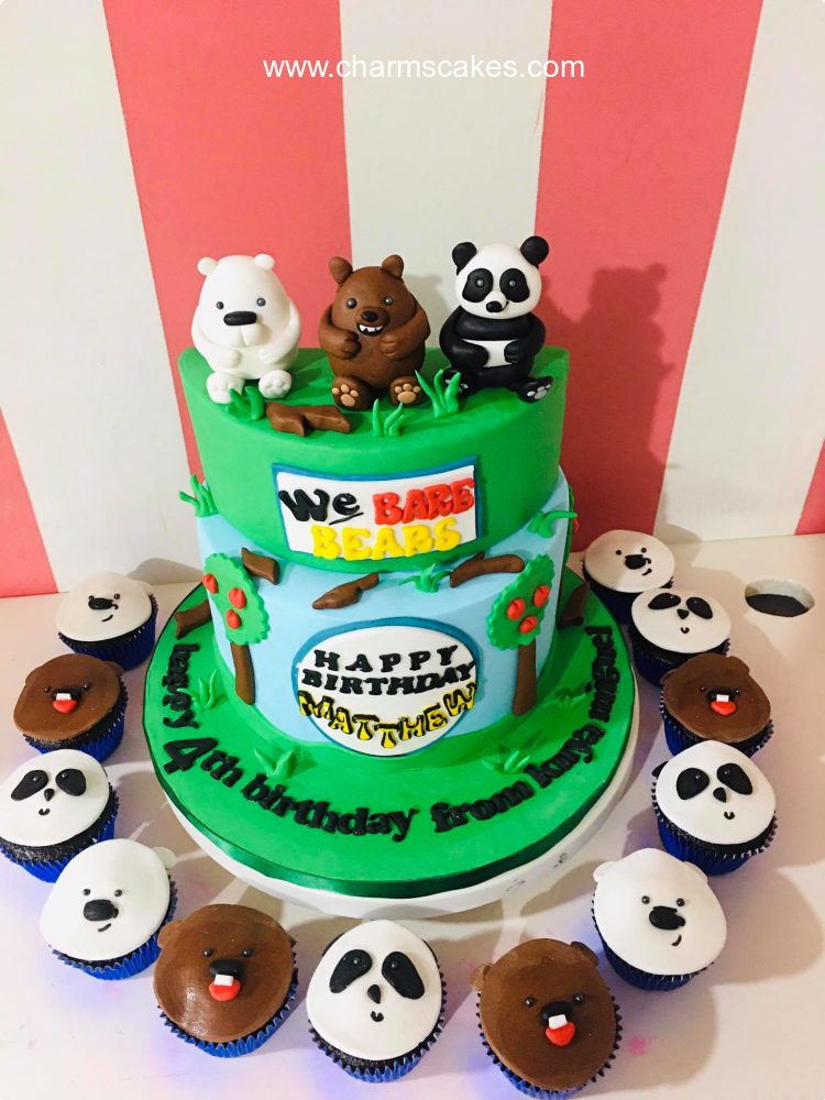 Matt's We Bare Bears Custom Cake